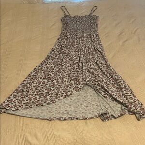 Floral Maxi Dress with Spaghetti Straps